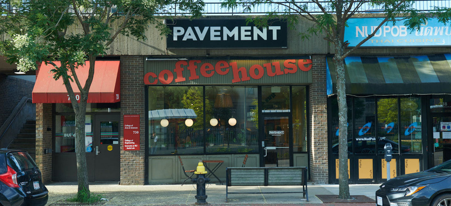 Exterior of BU Pavement Coffeehouse